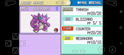 nidoqueen moveset fire red.